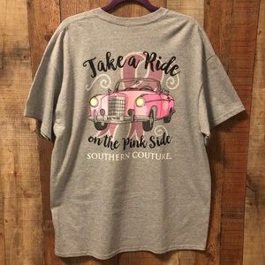 NWOT Southern Couture breast cancer awareness tee